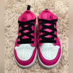 Kids Pink and White Sneakers